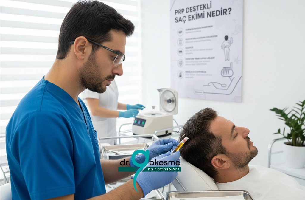 PRP Destekli Saç Ekimi Nedir